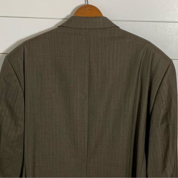 Lauren RALPH LAUREN Men 2Btn Blazer 46R olive green 100% wool tweed heritage - Picture 12 of 16